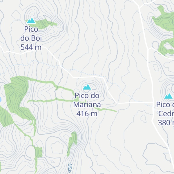 Map of Pico do Mariana