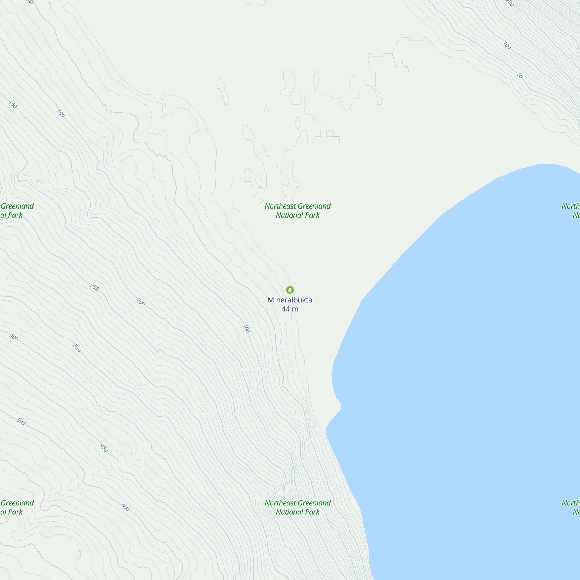 Mineralbukta map