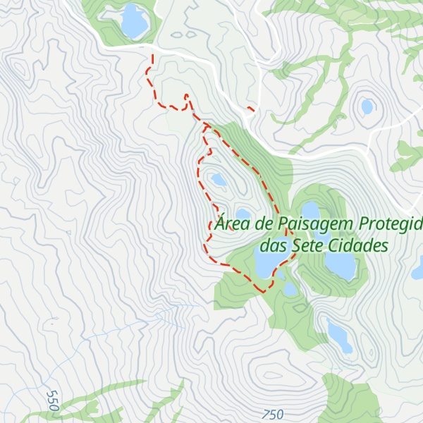 Map of Pico das Éguas