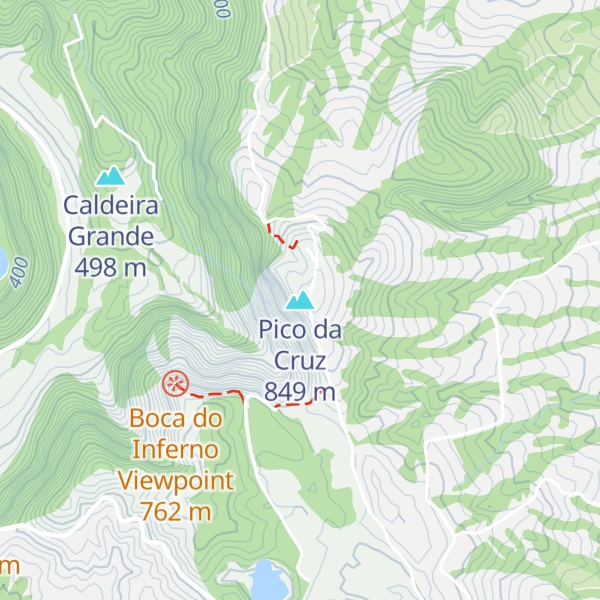 Map of Pico da Cruz