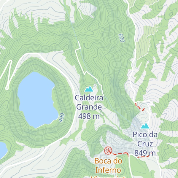 Map of Caldeira Grande