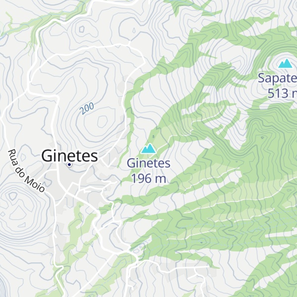 Map of Ginetes