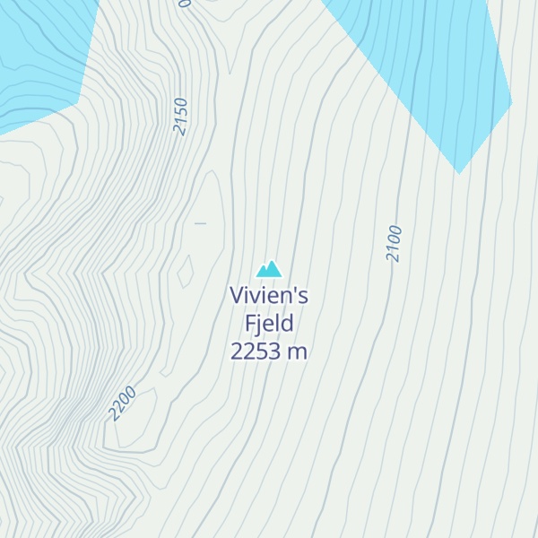 Map of Vivien's Fjeld