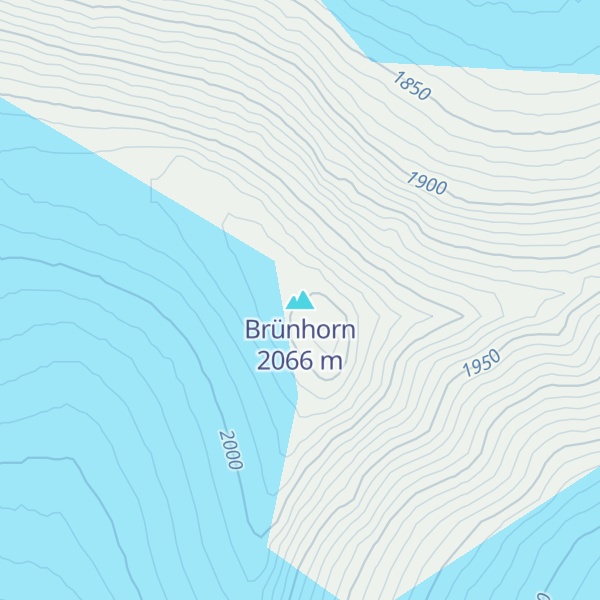 Map of Brünhorn
