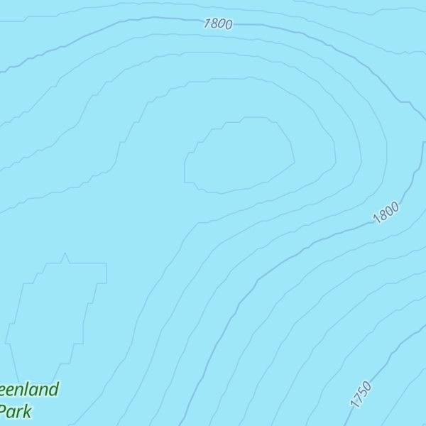 Map of Olsen Nunatakker