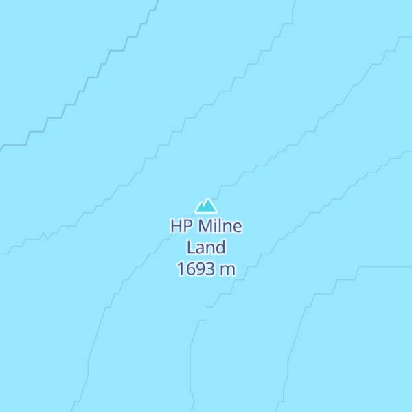 Map of HP Milne Land