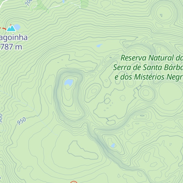 Map of Serra de Santa Bárbara