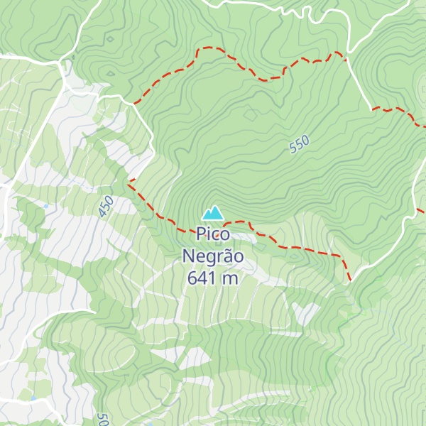 Map of Pico Negrão
