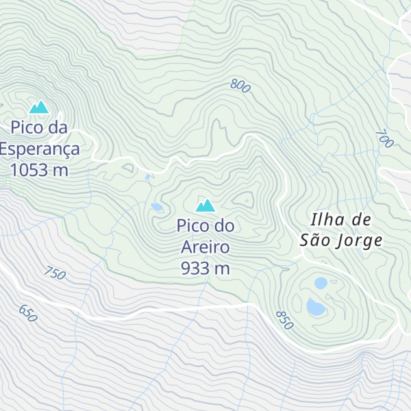 Map of Pico do Areiro