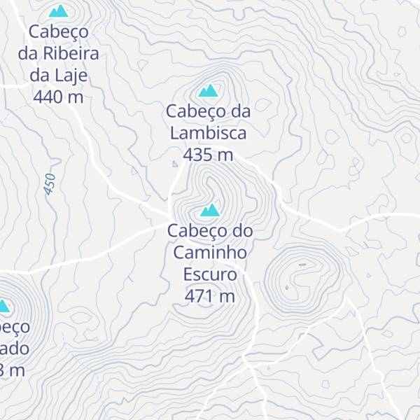 Map of Cabeço do Caminho Escuro
