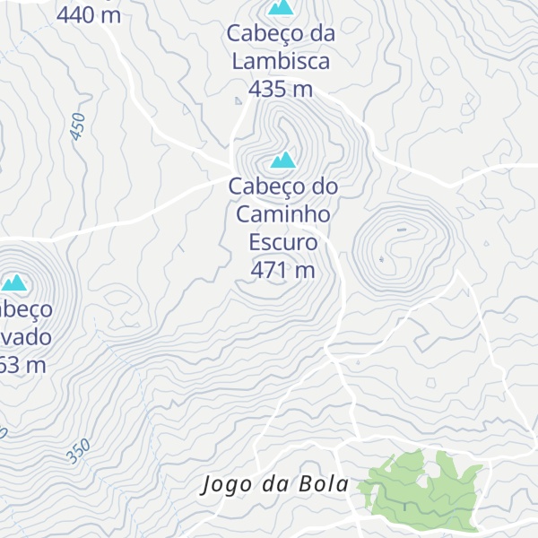 Map of Cabeço das Coyas