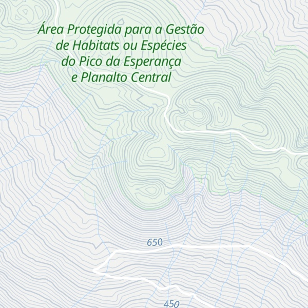 Map of Pico Montoso