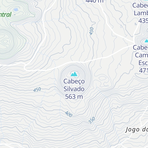 Map of Cabeço Silvado