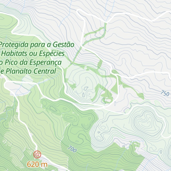 Map of Pico das Caldeirinhas