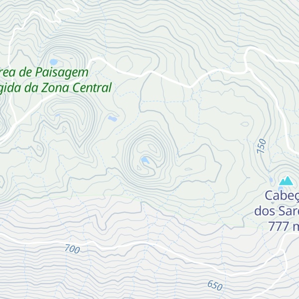 Map of Cabeço do Padre Roque