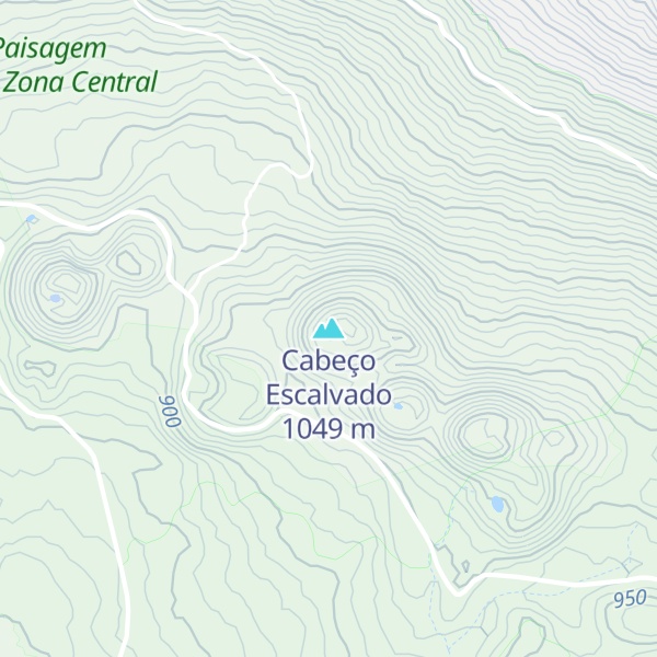 Map of Cabeço Escalvado