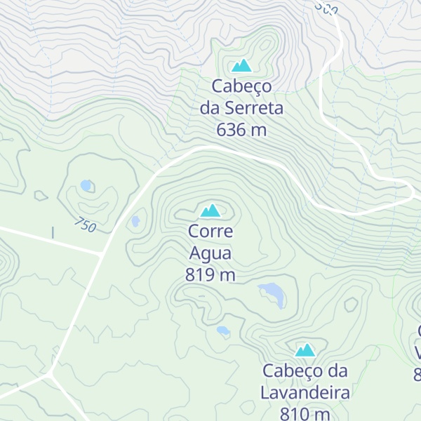 Map of Corre Agua