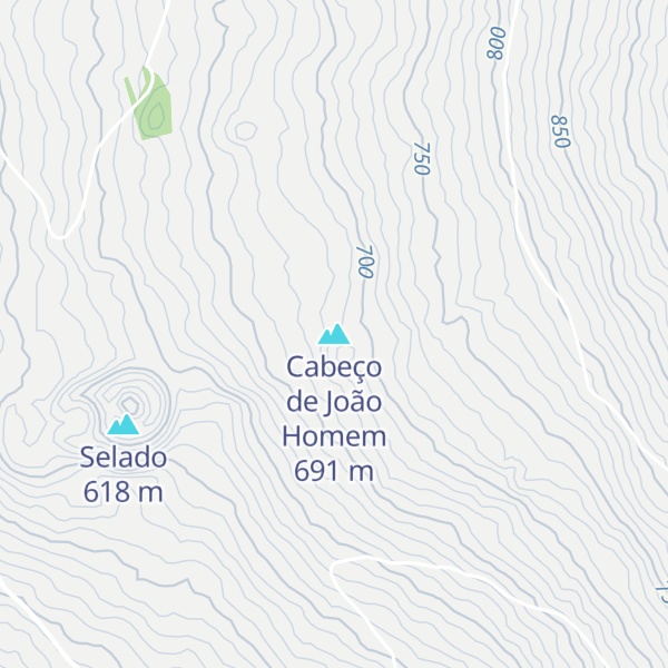 Map of Cabeço de João Homem