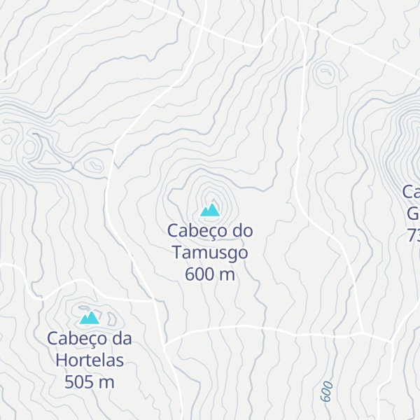 Map of Cabeço do Tamusgo
