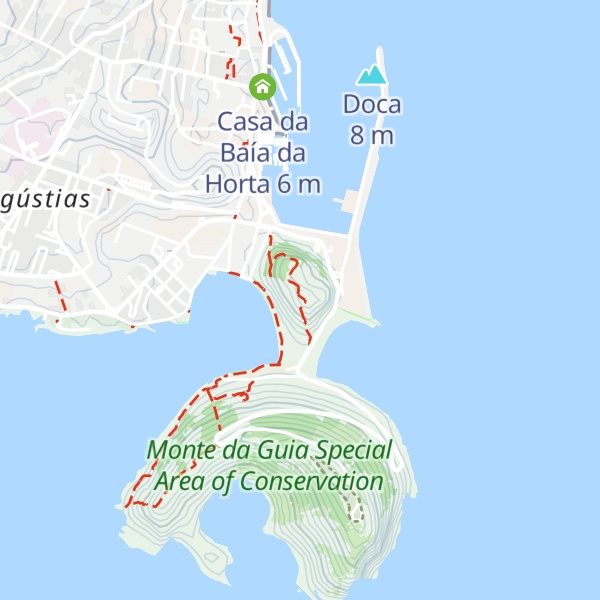 Map of Monte Queimado