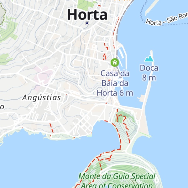 Map of Monte das Moças
