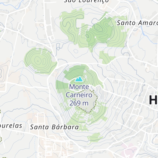 Map of Monte Carneiro