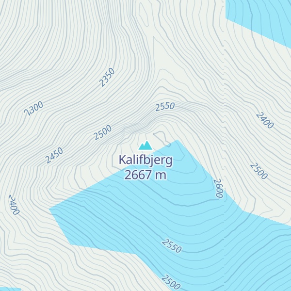 Map of Kalifbjerg