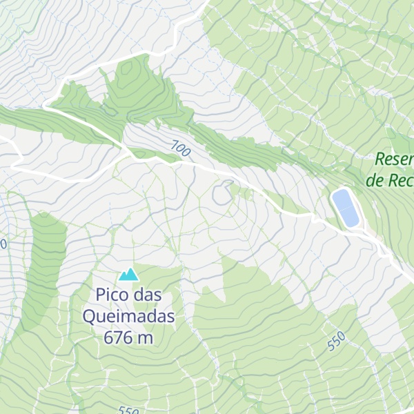 Map of Pico Cangueiro