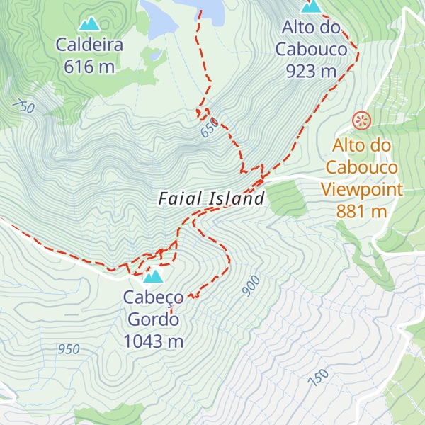 Map of Canto dos Saquinhos