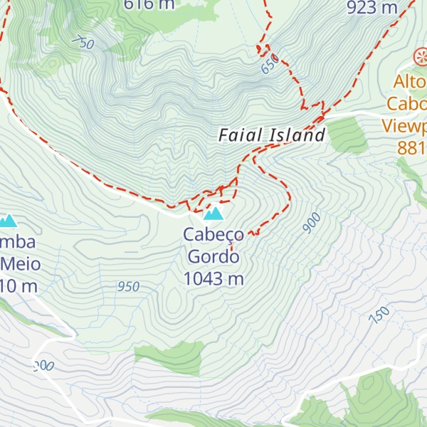 Map of Cabeço Gordo