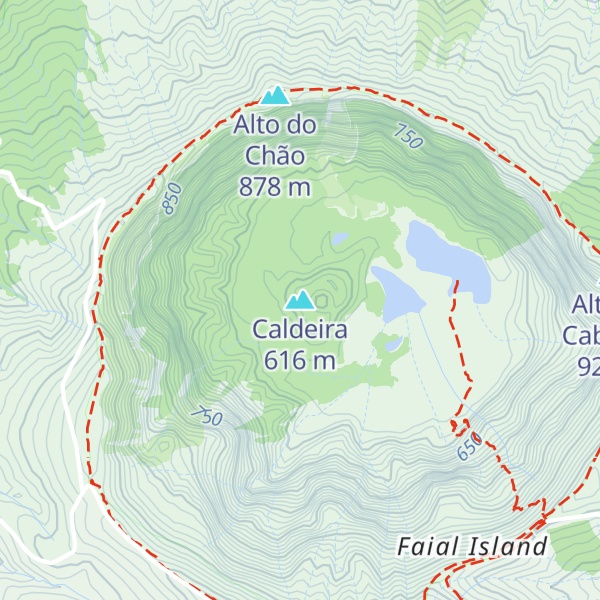 Map of Caldeira