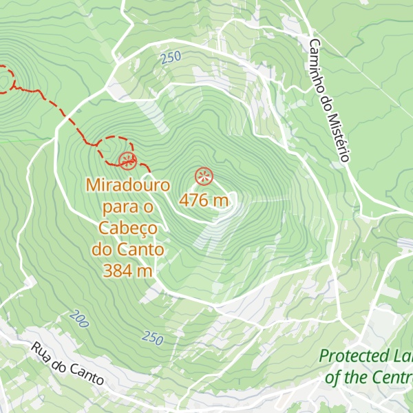 Map of Cabeço Verde