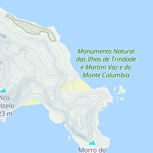 Map of Morro das Tartarugas