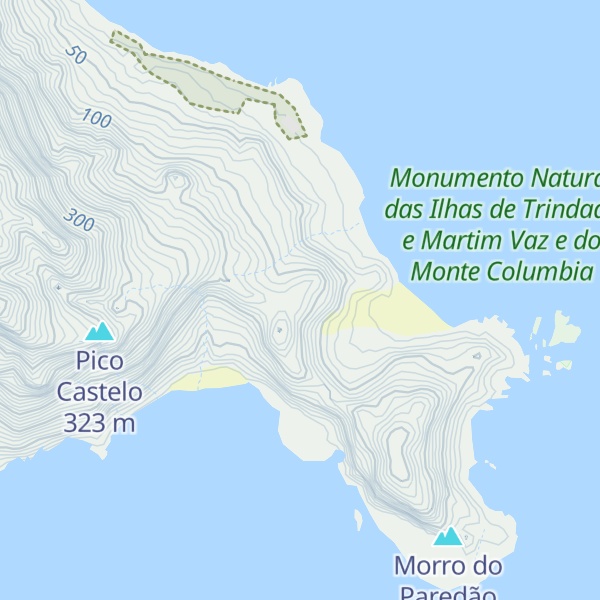 Map of Pico de Nossa Senhora de Lourdes