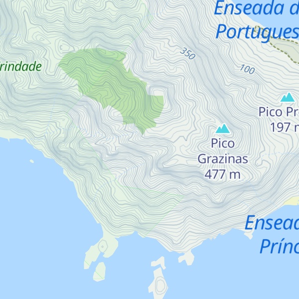 Map of Pico Verde