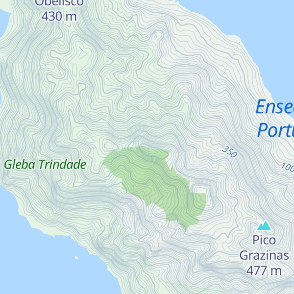 Map of Pico da Trinidade