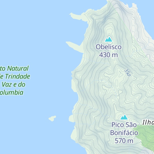 Map of Pico Monumento