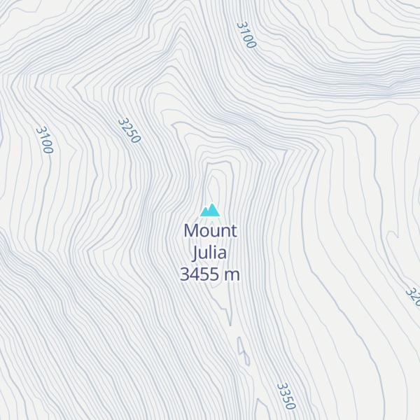 Map of Mount Julia
