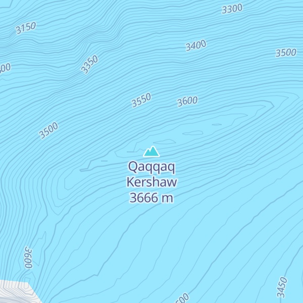Map of Qaqqaq Kershaw