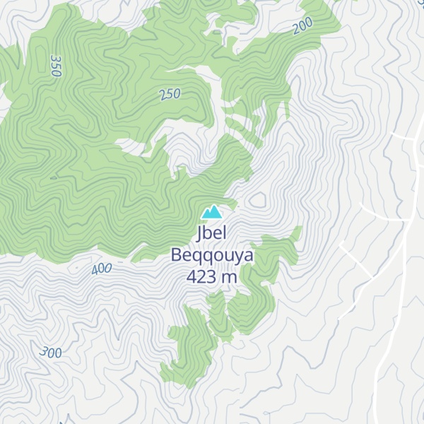 Map of Jbel Beqqouya