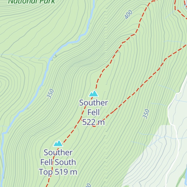 Map of Souther Fell