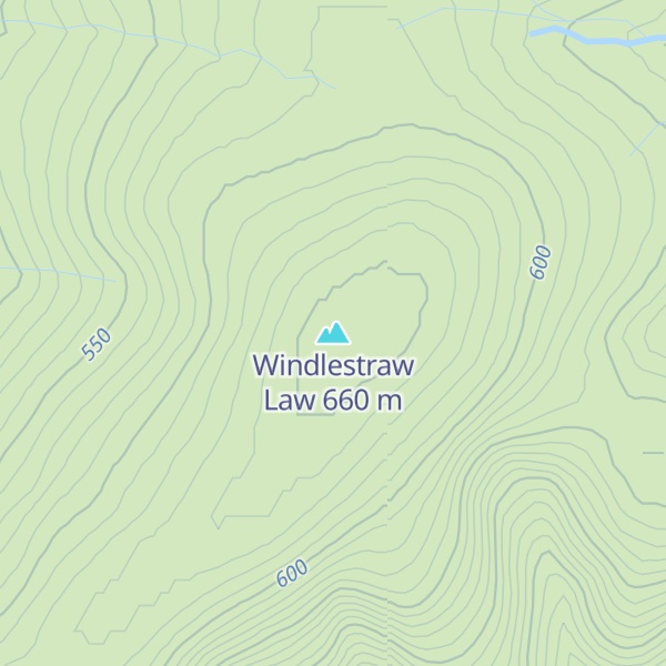 Map of Windlestraw Law