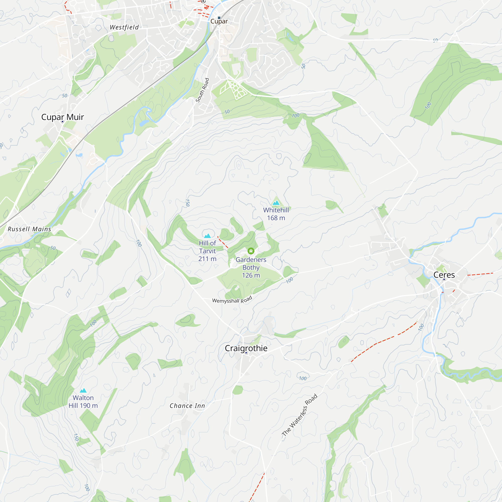 Gardeners Bothy map