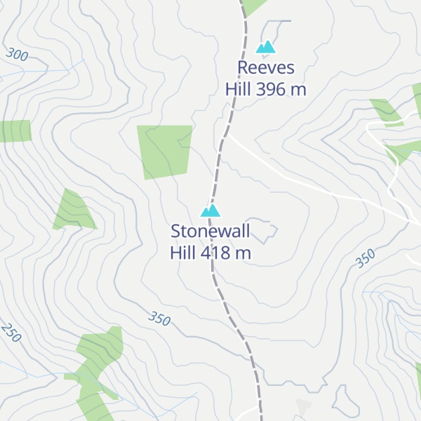 Map of Stonewall Hill