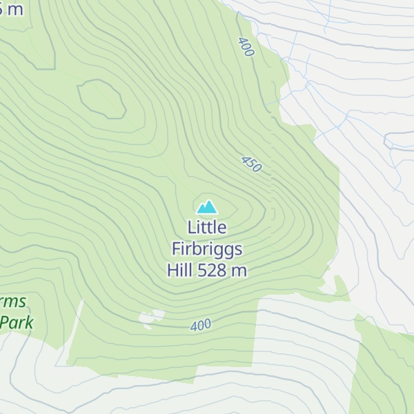 Map of Little Firbriggs Hill