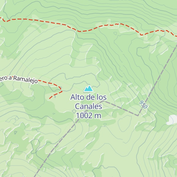 Map of Alto de los Canales