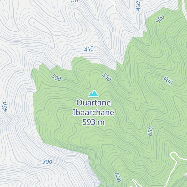 Map of Ouartane Ibaarchane
