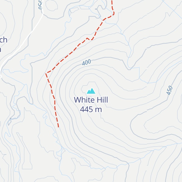 Map of White Hill