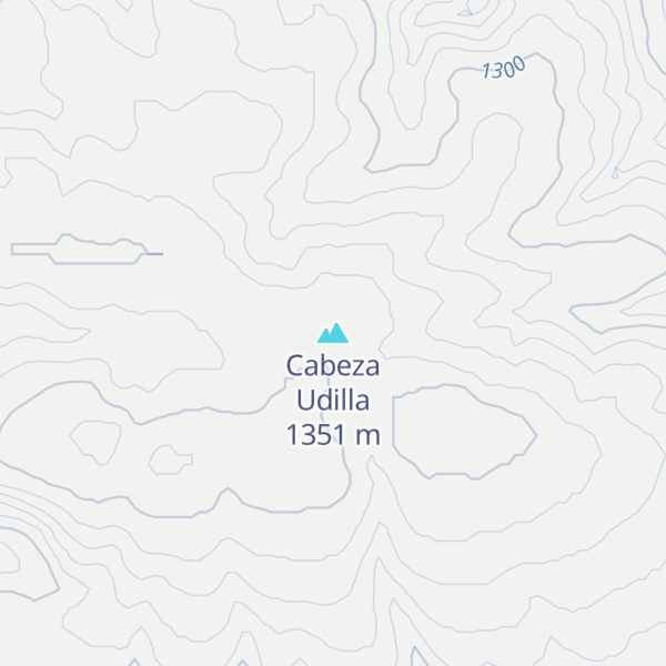 Map of Cabeza Udilla