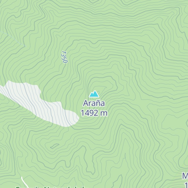 Map of Araña